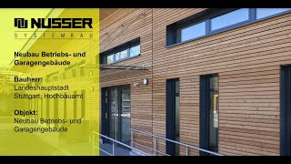 Nusser Referenzobjekt Vaihingen Betriebs und Garagengebäude [upl. by Maura]