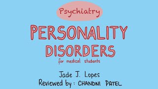 PSYCHIATRY  Personality Disorders and DSH [upl. by Witty]