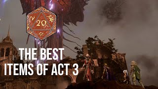 The 10 Best Items in BG3 Act 3 Not Weapons [upl. by Epoh]