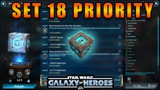 SWGoH Datacron Set 18 Analysis [upl. by Brianna850]