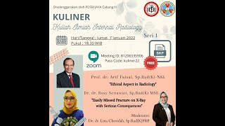 KULINER  Kuliah Ilmiah Internal Radiologi [upl. by Lananna]