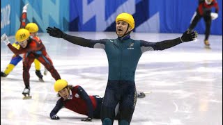 STEVEN BRADBURY FINAL SHORT TRACK JO 2002 Greatest Moments in Sports History Hans Zimmer TIME [upl. by Elleda]