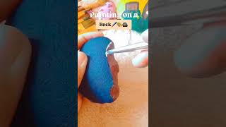 rock painting ideas easy cute🎀❤️ painting easy rockpaintingideas subscribe [upl. by Mcguire162]