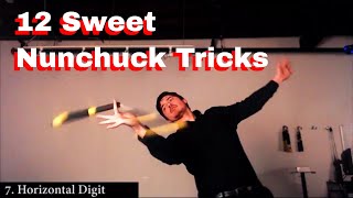 NUNCHAKU TRICKS 12 DIGIT AND STRING TRICKS [upl. by Lili]