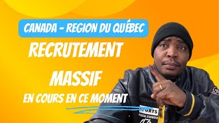 Urgent  Recrutement massif au Québec via cette plate forme 🔥 Postule maintenant ⚠️ [upl. by Elesig]