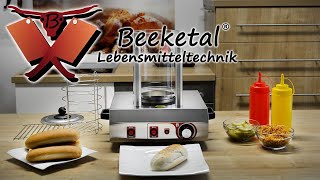 Beeketal Hot Dog Gerät Erhitzer Wurstkocher Würstchenwärmer Bockwurstwärmer [upl. by Lanza914]