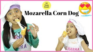 MOZARELLA CORN DOG RESEP MUDAH CEMILAN ANAK [upl. by Gillmore]