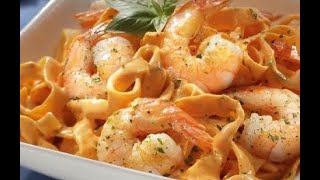 Pasta con Camarones en 5 minutos  Receta fácil y deliciosa  ronyencasa [upl. by Meris]