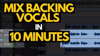 Mix Backing Vocals In 10 Minutes  RecordingRevolutioncom [upl. by Leventhal]