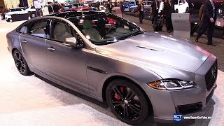 2018 Jaguar XJ R 575  Exterior and Interior Walkaround  2018 Chicago Auto Show [upl. by Giorgia586]