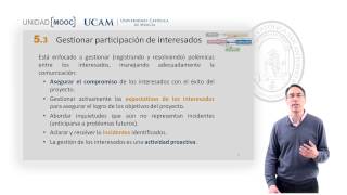 Curso MOOC Introducción Certificación PMPPMI  Módulo 5 Gestionar participación de interesados [upl. by Carolynn]