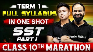 Complete CBSE SST  10th Part  1  Term  1 in One Shot  Marathon Series [upl. by Ninahs]