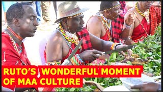 🤣🤣🤣PRESIDENT RUTO ENJOY THE MOMENT VISITING A MAASAI MANYATTA SEE WHAT HE DID MAKING KENYANS HAPPY [upl. by Acisey]