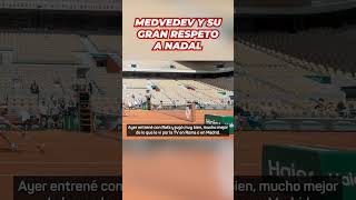 La FRASE de RESPETO de MEDVEDEV a RAFA NADAL [upl. by Aytak540]