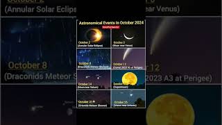 Astrological Events held on October astronomy trending nature science universe shorts trend [upl. by Oicaroh870]