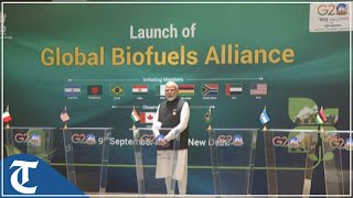 G20 Summit Delhi Live PM Modi at launch of Global Biofuels Alliance  G20 Summit at Bharat Mandapam [upl. by Sheri]