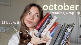 the 13 books i read in october new 5 star reads [upl. by Wolpert197]