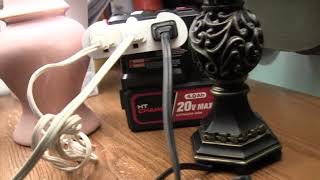 Hyper Tough 150 WATT Power Inverter In Action [upl. by Ennahs]