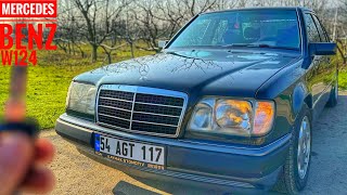 ABARTILDIĞI KADAR KEYİFLİ Mİ 1995 MERCEDES BENZ E200 W124  YATAN ARABAYI ÇIKARDIK YIKADIK ÇEKTİK [upl. by Solitta]