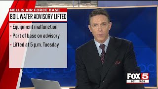 Nellis Air Force Base confirms water is ‘safe to drink’ after boil advisory [upl. by Goodhen123]