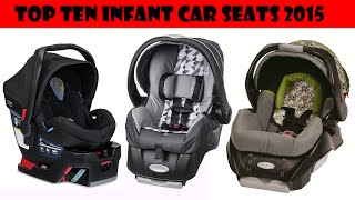 Top Ten Infant  Baby  Car Seats 2015 [upl. by Aihsaei]