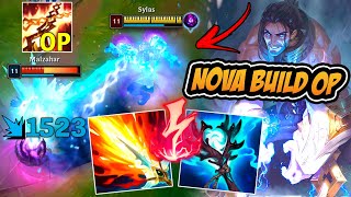 SYLAS NOVA BUILD OP DE INSTAKILL DELETA GERAL EM UM COMBO  LEAGUE OF LEGENDS [upl. by Lulita]