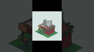 Computer desk timelapse pixelart timelapse [upl. by Lleirbag210]