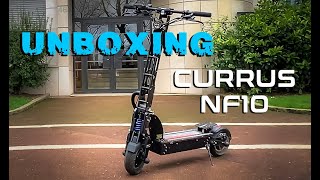 UNBOXING CURRUS NF 10 TROTTINETTE ELECTRIQUE [upl. by Oiramad149]