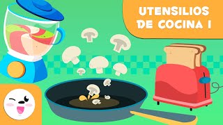 Utensilios de cocina  Episodio 1  Vocabulario para niños [upl. by Adiuqram]