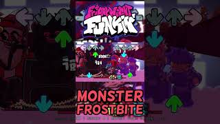 FNF BF VS Monster Frostbite fnf fnfmod short shorts viral viralvideo lite tiktok song [upl. by Asyl]