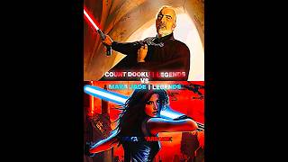 Count Dooku VS Mara Jade  shorts [upl. by Sinnard]