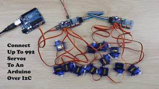 Connect Up To 992 Servos To An Arduino Using I2C [upl. by Vernita]