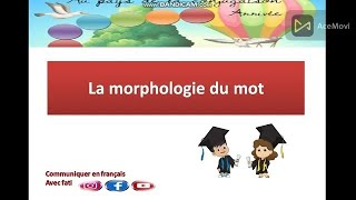 la morphologie du mot [upl. by Yukio515]