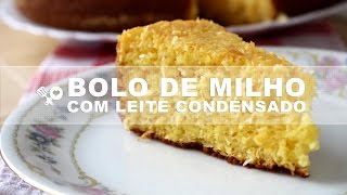 Bolo de milho com leite condensado [upl. by Kcirret]