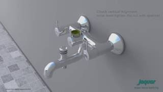 Bathroom Mixer Fittings How To Install Jaquar’s 3 In 1 Wall Mixer [upl. by Fachan]