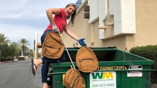 DUMPSTER DIVING WE ARE SO LUCKY [upl. by Larentia]