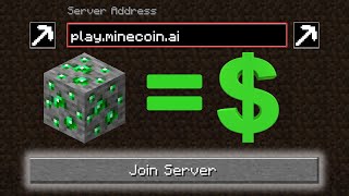 Play to Earn in Minecraft Reveal of the Exclusive Server IP [upl. by Parsons805]