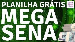 🍀 PLANILHA MEGA SENA DA VIRADA GRÁTIS  JOGUE COM 30 DEZENAS LOTOMAISFACILCOMBR [upl. by Alenas]