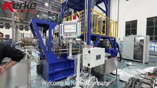 EPET ExpandedFoaming PET Bead Granules Twin Screw Compounding Extruder Line  Kerke [upl. by Walli]