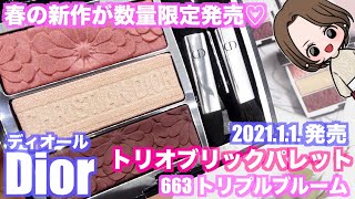 【Dior】春コスメ2021🌸アイシャドウレビュー✨トキメキが止まらない✨【Dior スプリング コレクション 2021 】トリオ ブリックパレット春メイク💄🌸ディオール新作コスメテスター代行！ [upl. by Bernhard]