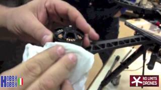 DJI INNOVATIONS S800 HOW TO REDUCE MOTOR VIBRATION [upl. by Aisac]