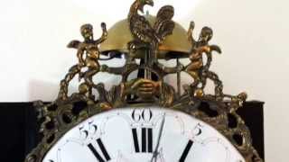 Antique French Comtoise Clock Circa 1790 [upl. by Weisbrodt]