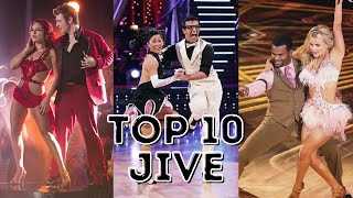 My Top Ten Jive Dances on Dancing With The Stars [upl. by Audsley793]