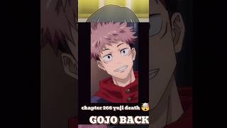 chapter 266 yuji death🤯  jjk266 gojo shorts viral [upl. by Eellehs]