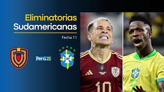 Eliminatorias Mundial 2026 Fecha 11 🇻🇪 Venezuela 01 Brasil 🇧🇷 [upl. by Eirovi]