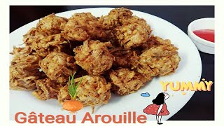 Gateau Arouille  Taro Fritters  Moms Recipe  Mauritius  TheTriosKitchen [upl. by Rehprotsirhc]