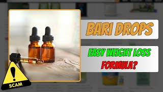 Bari Drops Review Does It WORKS [upl. by Arhsub807]