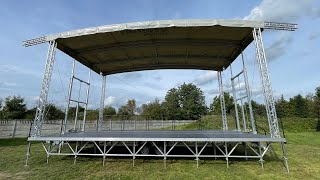 LUMEX  Mobile stage ARCUM X60  100m x 60m height 66m [upl. by Atsedom]