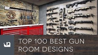 100 Gun Room Designs – Armories You’ll Want To Acquire [upl. by Annyrb]