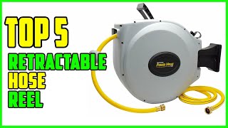 TOP 5 Best Retractable Hose Reel 2023 [upl. by Tekla]